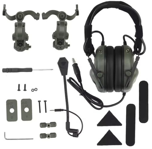 TS TAC-SKY Sound Pickup & Noise Reduction Version Headset 5.0 Klappkopfhörer for OPS Core Und Team Wendy Rail(HD-19-OD)