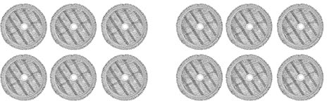 Oladfiop 12 unidades de almohadillas para fregona de vapor A9 trapeador de vapor aspiradora robot máquina de limpieza piezas de limpieza