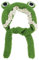 CHUANGOUONLY Froschkappe，Plüsch Frosch Hut，für Draußen, Ohrenschutz, Festival, Cosplay, Hut für Damen und Mädchen.