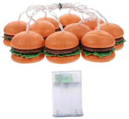 Sharplace 2M 10 LEDs Beleuchtung Weihnachtslicht für Geburtstag Jahrestag Kinderzimmer Hochzeitsdekorationen, Hamburger
