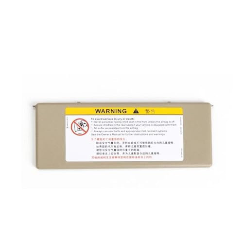 Sonnenblende Auto Für Opel Für Insignia 2010 2011 2012 2013 2014 Sonnenblende Schatten Spiegel Abdeckung Ersatz Innen Make-Up Spiegel Abdeckung Fenster-Sonnenblende(Dark Beige)