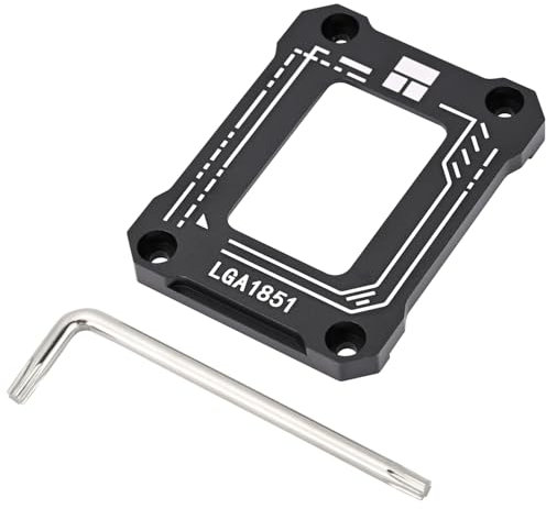 Thermalright Lga1851 BCF Black CPU Curved Pressure Plate,Specially Designed to Support Ultra 200s Series CPUs,Multiple Installations Will not Wear Down The CPU Cover,Comes with L-Shaped Screwdriver
