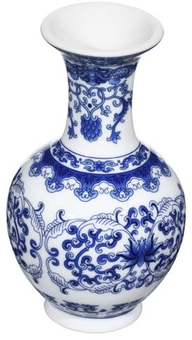 Cabilock Keramikvase Blumenvase Hydroponisch Handgefertigt Antik Chinesischer Stil Dekoration Wohnzimmer Esszimmer Geschenk