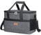 Lifewit Nevera Portatil 20L, Bolsa Termica Pequeña, Cooler Bag Plegable, Bolsa Nevera Porta Alimentos para Hombre Mujer Infantil, Porta Alimentos para Playa, Picnic, Camping, Barbacoa, Gris Oscuro