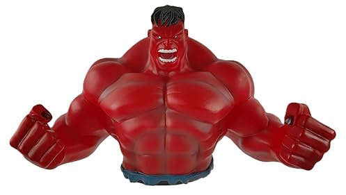 Marvel Red Hulk - Hucha Coleccionable con Busto