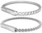 Meinearmbänder Personalisierte Partnerarmbänder – Edelstahlarmband mit Namensgravur für Ihn & Elegantes Armband mit Diamant-Detail für Sie – Passendes Schmuckgeschenk für Paare oder Freunde (Paar)