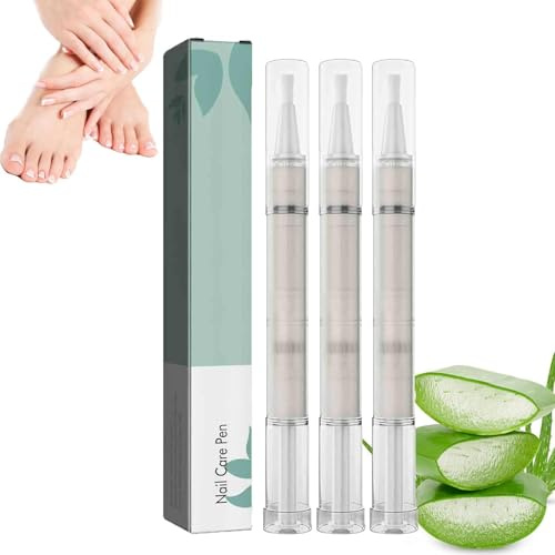 Nail Care Pen for Toenail,Nail Strengthener With Tea Tree Oil,Aloe Vera (3)