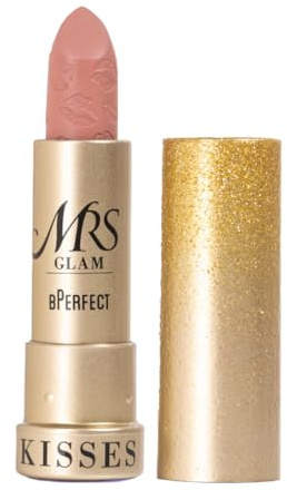 BPerfect x Mrs Glam – Mrs Kisses Lipstick – Shade: 12 Mrs Stone – A soft peach nude – 3.5g