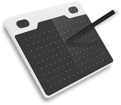 XuQiZZpp BatteryFree Graphics Drawing Tablets Featuring Wireless Pen Technology for Multiple Devices Including PC and Mobile