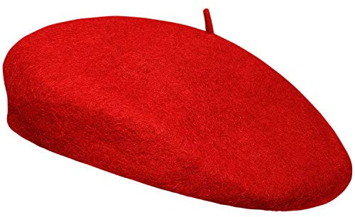 TOSKATOK® Klassisch Plain Französischer Stil Barett Mode Stilvolle Kappe Hut Wolle Chic Pariser Moderne Künstler Maler Hut