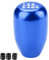 Schaltknauf Universal Schaltknöpfe Car Modification Manual Knob Schaltknauf Head Shifter 6-Gang(Blau Farbe)
