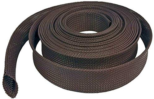 Electriduct 1/2 Rodent Resistant Braided Sleeving Mouse and Rat Repellent Hose Wire Mesh Cable Protection - 100 Feet