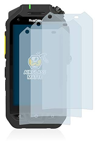BROTECT Entspiegelungs-Schutzglas für RugGear RG725 (3 Stück) Schutz-Folie Panzerfolie Glas Matt [Extrem Kratzfest 9H, Anti-Reflex]