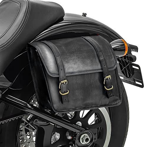 Craftride Satteltasche Vintage für Suzuki Intruder VS 1400/600 SV6 Links 6L sw