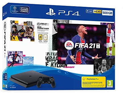Playstation Console Pack Ps4 500 Go + Fifa 21 + Points Fut + Abonnement Ps+ 14 Jours