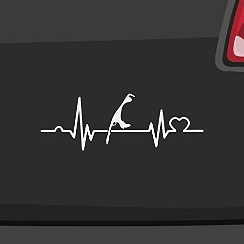 Sylt Aufkleber Auto Sticker Herzschlag Nordsee Insel Umriss Urlaub Ferien campen in 6 Größen und 21 Farben
