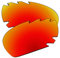 EZReplace Lenses Replacement for Oakley Jawbone Vented Sunglasses (Polarized Lenses) - Fits Oakley Jawbone Vented Frame (Fire Red)