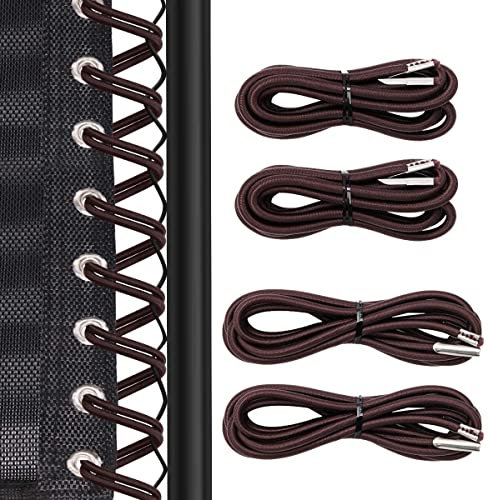 Gravity Chair Repair Cord, 4 Pack Brown Replacement Elastic Cords Repair Cords for Repairing Zero Gravity Chair, Recliners¡