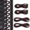 Universal Zero Gravity Stuhl-Reparaturkordel-Set, 4 Stück, Ersatz-elastische Schnüre, Reparaturwerkzeug-Set für die Reparatur von Zero Gravity Stuhl, Liegestuhl (braun)