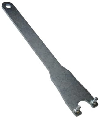 Trade-Shop Stirnlochschlüssel/Zweilochschlüssel für große Winkelschleifer, 30mm Nockenabstand, 215mm Länge, 4,5mm Pin-Durchmesser