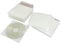 HAPLIVES 100 Pack CD DVD Double-Sided Refill Plastic Sleeves Standard Envelope Cases with Self-Seal Resealable and Flap for Music Movie Video Game Disc (White 1)