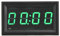 TKSE Orologio per auto, Orologio elettronico per auto digitale LCD, YB27T LED Orologio elettronico digitale luminoso per orologio per auto Decorazione accessorio(Verde)