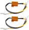 Motorrad Lastwiderstand 2 Stück Motorrad LED Blinker Widerstand Motorrad Blinkeranzeige Widerstand Adapter Flash Fix Fehler 12V Blinklicht Decoder für Moped Roller 25W 6,8 Ω