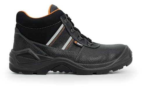 Xpert - Force S3 Safety Contract Boots. Lace Up Steel Toe Cap Shoes, Comfortable And Water Resistant Work Boots For Men. S3 Rating With Midsole Design For Safety