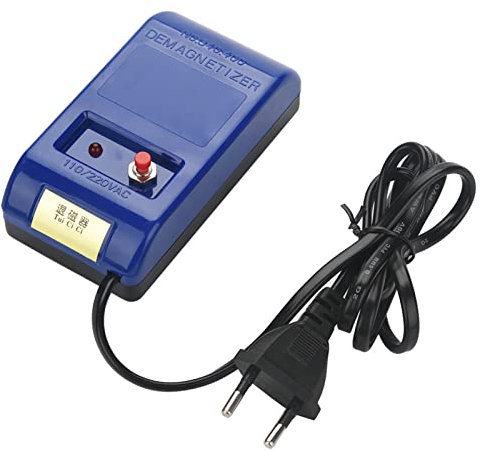 Ejoyous Entmagnetisierer Uhren Professionelles Watch Demagnetizer 110/220V EU-Stecker für Mechanische Uhren Reparatur-Entmagnetisierungswerkzeug Entfernt Magnetismus
