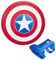Marvel Avengers Captain America Magnetischer Schild und Halterung, Rollenspielartikel, Superhelden-Spielzeug