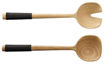 ASA [W0725] Salatbesteck mit schwarzem Nylongriff, 24 x 6,3 cm, H. 3,8 cm