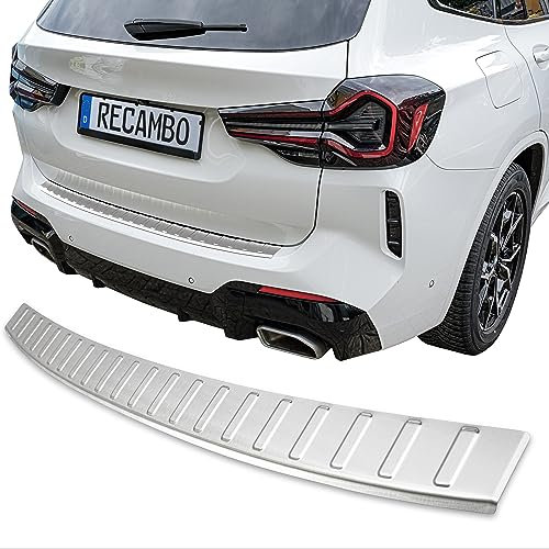 Ladekantenschutz Edelstahl MATT kompatibel für BMW X3 LCI | G01 | BJ ab 09/2021> | premium Qualität von RECAMBO