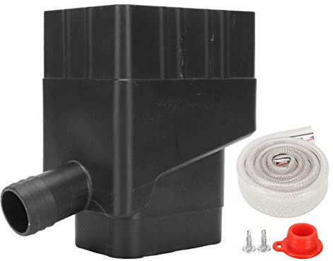 Regenwasser-Erntesystem, Regenwassersammelsystem Regentonnen-Umleitungsset Zum Umleiten von Wasser Regensammeltonnen-Fallrohr Wasserumleitungsanschluss mit 40-Zoll-Schlauch Dachrinnen-Umleitungsset
