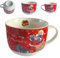 Grande Tazza Natalizia in ceramica, Tazza mug grande Natalizia, Tazzone natalizio, Ottima qualità, Regalo di Natale. (Babbo/doni)