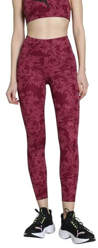 PUMA Unisex W TAD GRAPHIC TIGHT - 7/8 AOP baby strumpfhose, Port-AW-048284-0001,