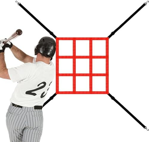 Baseball-Strike-Zone-Ziel, Strike-Zone-Zielnetz,Einstellbares Strike Zone-Netz - Hilfsmittel für das Pitcher-Genauigkeitstraining, Baseball-Übungsnetz