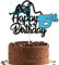 Gidobo Happy 15th Birthday Cake Topper for Boys, Glittery Video Game Cake Toppers Game On with Controllers for Fifteen Years Old Birthday Party Supplies