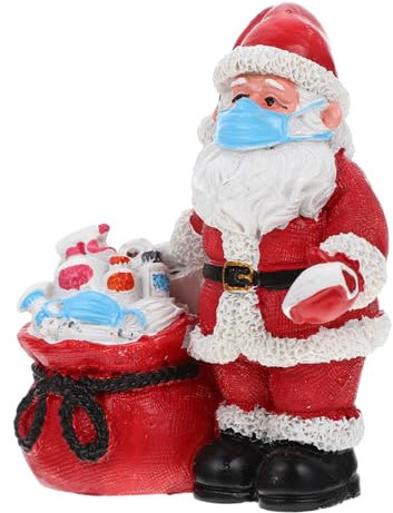 IMIKEYA 2St Weihnachtsschmuck büro Dekoration Office Decoration weihnachtsmann mit Masken Christbaumschmuck Weihnachtsdekorationen entzückende Weihnachtsdekoration Mikrolandschaftsdekor