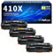 Halloya 410X Toner Kompatibel für HP 410 410A 410X CF410X CF410A Color Laserjet Pro MFP M477fdw M477fdn M377dw M477fnw M452dn M452dw M452nw M452 M477 M377 (4 Pack)