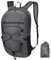 TRIWONDER 15L Wanderrucksack, Faltbarer Reiserucksack, Rucksack Herren Damen Ultraleicht und Atmungsaktiv Daypack Trekkingrucksack für Camping Outdoor Wandern (Dunkelgrau, 15L)