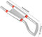 Blade de Coupe de Corde Pour KD-7-3, KD-5-3, KD-8-3 Couteau Chaud électrique - Alloy Métallique - Tension Maximale 36V - Pour Couper les Tissus, les Cordes et les Rubans - Remplacez Votre Lame de
