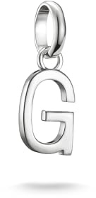 Thomas Sabo Charm Club Connect Charm Pendant Letter Recycled 925 Silver