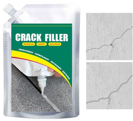 Betonversiegelung, 500ml Wasserdichter Reparatur-Vergussmasse, Hochfester Schnelltrocknender Dichtungskleber Für Fensterbänke, Ecken Und Dächer