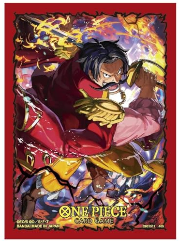 One Piece Card Game Protective Sleeves - Official Sleeve Set 12 - GOL D. Roger - 70ct Sleeves