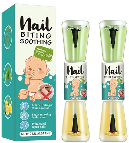 Nail Biting for Kids Natural Stopper Guard Strengthener | Anti Bite Nail Enamel 10ML Natural Stopper Guard Strengthener for Child Finger Hand Health Habit Child Finger Hand Health