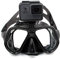 Eyeon Schnorchel Tauchmaske Taucherbrille und Kamera Halterung Tauchen für Xiaomi YI, SJCAM, Apeman, Crosstour, Victure, Campark Akaso für Erwachsene und Jugendliche (Schwarz)
