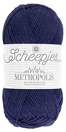 Scheepjes Metropolis 50g - 002 Glasgow, Blauw en Paars Garen