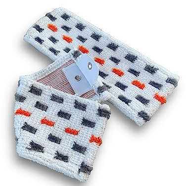 2 recharges micro-fibres pour kit de lavage de sol Vigor Press'Pro | Balai serpillère plat multi-usages | Seau grande capacité | Essoreur pro | Manche télescopique | Tous sols | Kibros 105753B