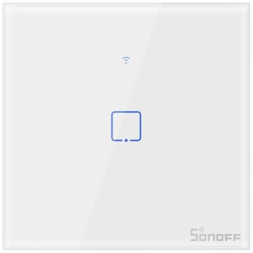 SONOFF IM190314012 Interruptor TÁCTIL WIFI + RF 433 T1 EU TX (1 UNIDAD)