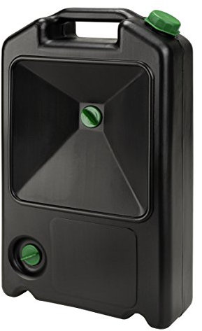 UNIVERSEL - Bac De Vidange En Plastique - Multi-Usage - Nettoyage, Vidange ou Transport - Avec Poignée De Transport - 3 Ouvertures - 500 x 300 x 120 mm - 7 L